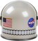 Aeromax Youth Astronaut Helmet w/ Movable Visor NASA Logo USA Flag Kids Silver